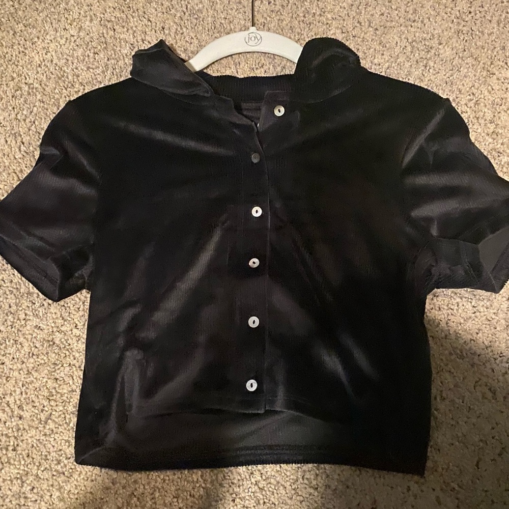 Pacsun velvet shirt